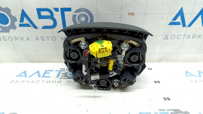 Airbag in steering wheel driver Audi Q7 16-20 black, pokes on chrome