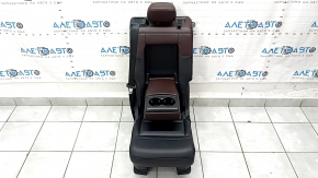 Seat 2 row central Ford Explorer 20-24 leather black-brown for 7 seats with heating