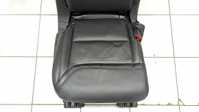 Seat 2 row right Ford Explorer 20-24 leather black-brown with perforation, Platinum, for 7 seats with heating