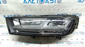 Front left headlight complete Audi Q7 16-19 LED, sand