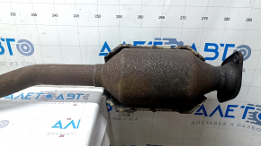 Exhaust line middle part without catalytic converter Mitsubishi Outlander 14-18 FWD rusty