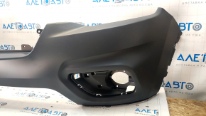 Bare front bumper upper part Jeep Cherokee KL 19-23 without parking sensors under the plug towing hook with plug, dented