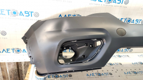 Bare front bumper upper part Jeep Cherokee KL 19-23 without parking sensors under the plug towing hook with plug, dented