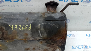 Muffler rear part with barrel Mitsubishi Outlander 14-20 rusty