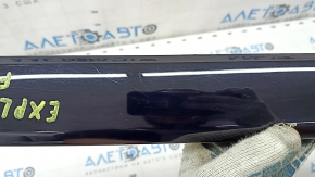 Front pillar trim outer front left Ford Explorer 20-23 black gloss, broken fastening, scratches