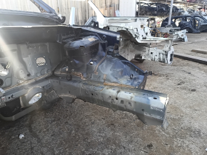 Front left quarter Mitsubishi Outlander 14-15 blue, on the body