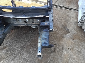 Front left quarter Mitsubishi Outlander 14-15 blue, on the body