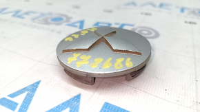 Central cap for Mitsubishi Outlander 14-21 disk, gray, 59/53.5 mm, paint peeled off
