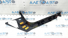 Door sill trim front left Ford Explorer 20-23 black with chrome, with backlight, scratches, corrosion