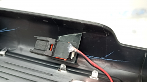 Door sill trim front right Ford Explorer 20-23 black with chrome, with backlight, scratches, water damage
