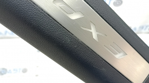 Door sill trim front right Ford Explorer 20-23 black with chrome, with backlight, scratches, water damage