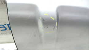 Rear bumper lip Audi Q7 16-19 for towbar, silver, scratches