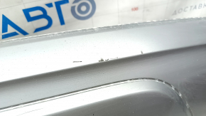Rear bumper lip Audi Q7 16-19 for towbar, silver, scratches