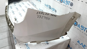 Rear bumper upper part Ford Explorer 20-23 white, broken mount