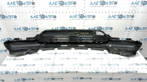 Front bumper lower part Ford Explorer 20-23 for parking sensors, radar and trim, structure, scratches, crack in fastening