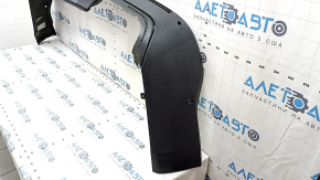 Rear bumper lower part Ford Explorer 20-24 for 6 parking sensors and towbar, Platinum, structure, scratches