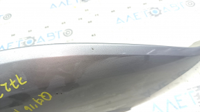 Front bumper lip right Audi Q7 16-19 silver, sand
