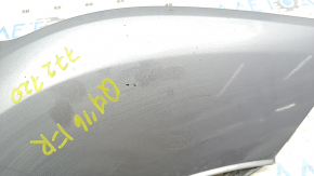 Front bumper lip right Audi Q7 16-19 silver, sand