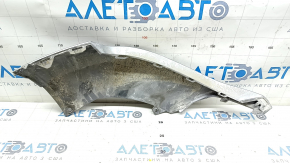Front bumper lip left Audi Q7 16-19 silver, sand, scratch