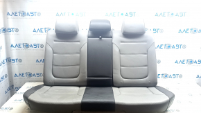 Rear row of seats 2nd row VW Jetta 11-16 USA leather perforation, gray + black, for dry cleaning