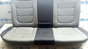 Rear row of seats 2nd row VW Jetta 11-16 USA leather perforation, gray + black, for dry cleaning