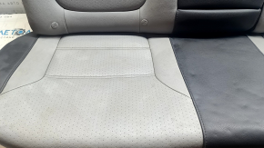 Rear row of seats 2nd row VW Jetta 11-16 USA leather perforation, gray + black, for dry cleaning