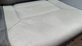 Rear row of seats 2nd row VW Jetta 11-16 USA leather perforation, gray + black, for dry cleaning