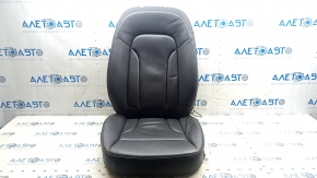 Driver's seat upholstery Audi Q5 8R 09-17 complete, leather, black, heated 