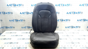 Audi Q5 8R 09-17 passenger seat trim set, leather, black, heated