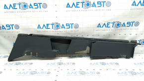 Trunk floor bracket right Audi Q7 16-19 gray, worn