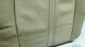 Rear row of seats upper part right Lincoln MKZ 13-16 beige leather, bumps and dents on leather, for dry cleaning