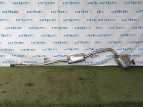 Exhaust line middle part with barrel Honda CRV 23-25 HEV AWD flattened