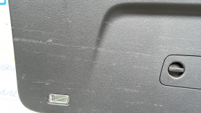 Lower tailgate trim Audi Q7 16-24 with curtain, black, scratches