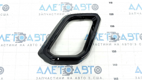 Front bumper lip trim right Honda CRV 23- HEV black gloss