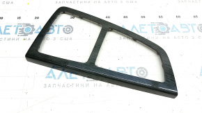 Audi Q7 16-19 center console trim dark wood, type 3, scratches