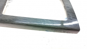 Audi Q7 16-19 center console trim dark wood, type 3, scratches