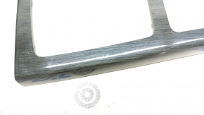 Audi Q7 16-19 center console trim dark wood, type 3, scratches