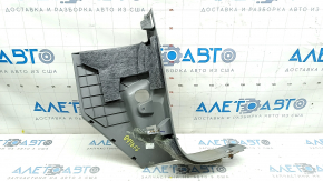 Front pillar trim left lower Audi Q7 16-19 gray, scratches