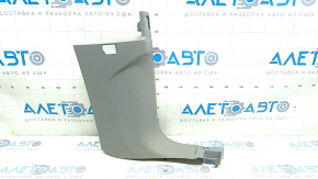 Front pillar trim right lower Audi Q7 16-19 gray