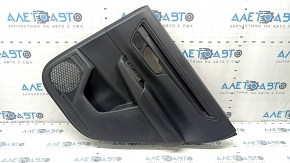 Door trim card rear right Honda CRV 24-25 leather black with orange stitching, Sport-L