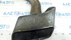 Muffler tip left Audi Q7 16-23 rust, carbon deposits