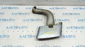 Right muffler tip Audi Q7 16-23 rust, carbon deposits