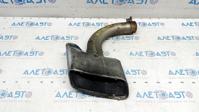 Right muffler tip Audi Q7 16-23 rust, carbon deposits