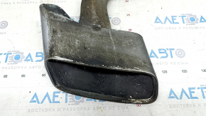 Right muffler tip Audi Q7 16-23 rust, carbon deposits