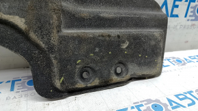 Underbody protection rear left Audi Q7 16-24 tears, dented