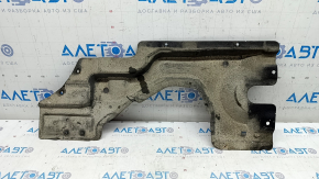 Underbody protection rear left Audi Q7 16-24 tears, dented