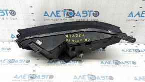Front right headlight complete Honda CRV 23-25 LED with black glossy molding