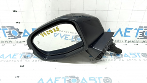 Left side mirror complete Honda CRV 23-25 with cover, 8 pins, turn signal. heating, BSM, black, scratches