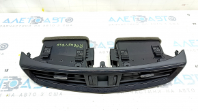 Central dashboard air duct deflector Nissan Rogue Sport 17-20 black