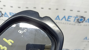Side mirror right complete Honda CRV 23-25 with cover, 8 pins, turn signal. heating, BSM, black, scratches